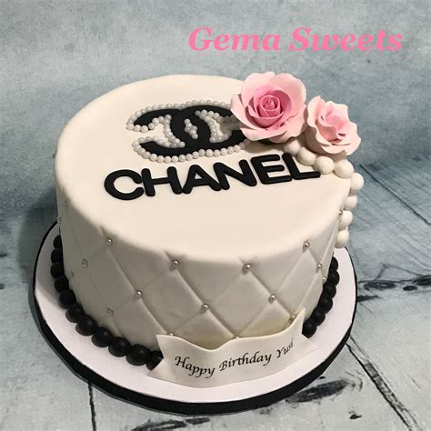 Chanel Inspired Birthday Cake 